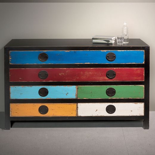 CUBAMODE SZEKRÉNY 6 FIÓKKAL 140X50X86CM