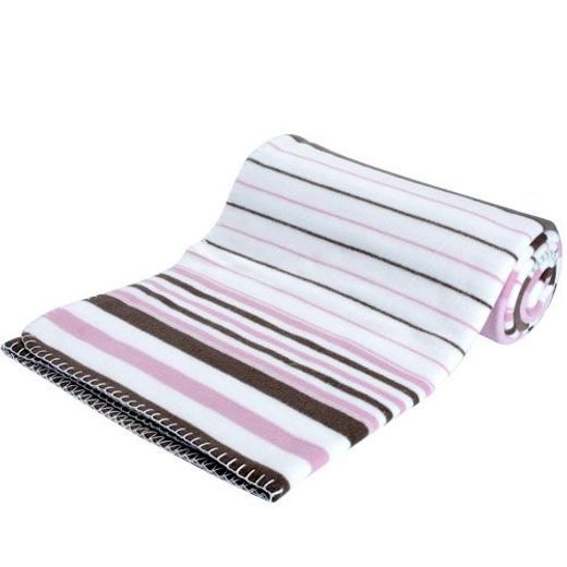 SOFTLINER TAKARÓ CSÍKOS PINK 130X170CM