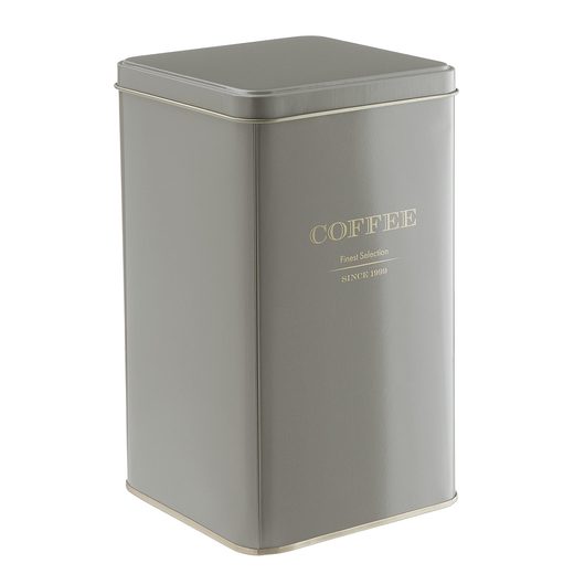 TIN TIN FÉM KÁVÉTARTÓ DOBOZ, BARNA 1850ML