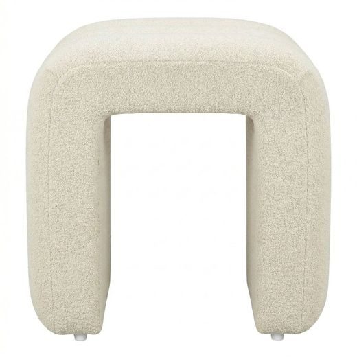 CHENILLE PUFF 40CM , KRÉM