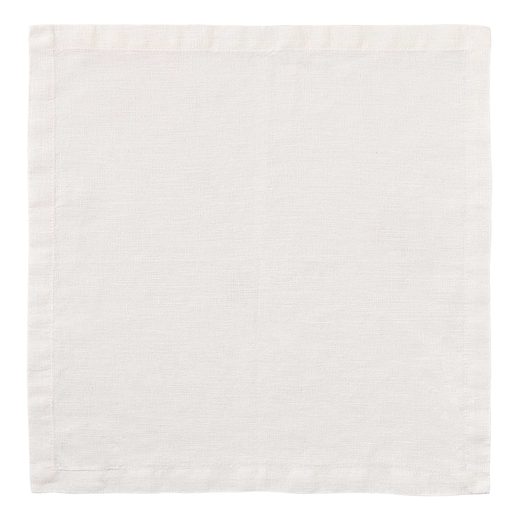 RIGA LENVÁSZON SZALVÉTA, FEHÉR 42 X 42CM