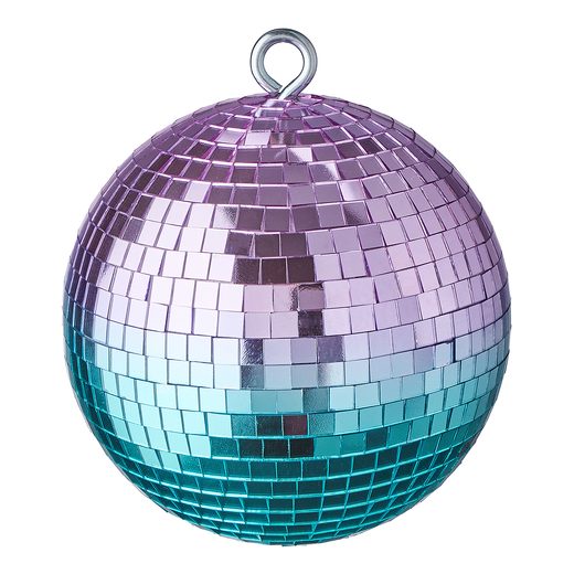 HANG ON AKASZTHATÓ DISCO GÖMB 15 CM, LILA-TÜRKIZKÉK