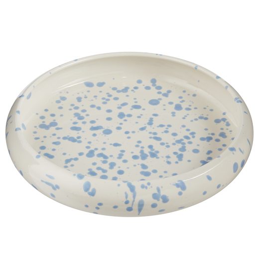 BOOGY SPLASH TÉSZTÁS TÁNYÉR 24 CM , KÉK