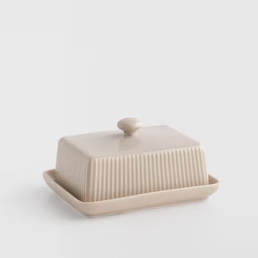 HOME & YOU KERÁMIA VAJTARTÓ 16 CM , BÉZS