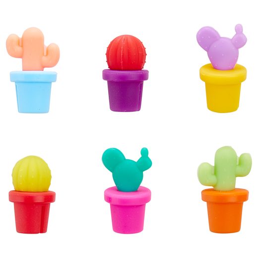 MY DRINK POHÁR JELÖLŐ, KAKTUSZ 6 DARAB