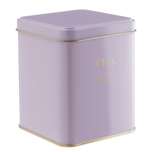 TIN TIN FÉM TEÁS DOBOZ, PASZTELL LILA 790 ML