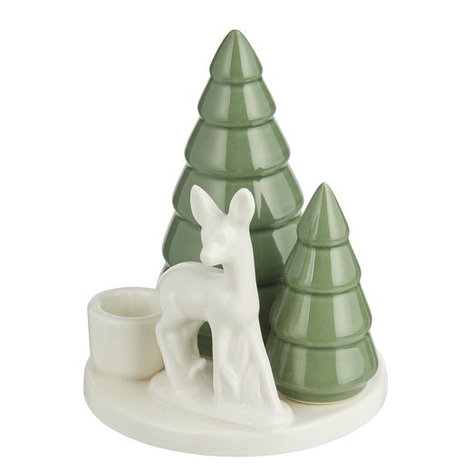 SYLVAN SPIRIT GYERTYATARTÓ  Ø 11 CM, SZARVAS