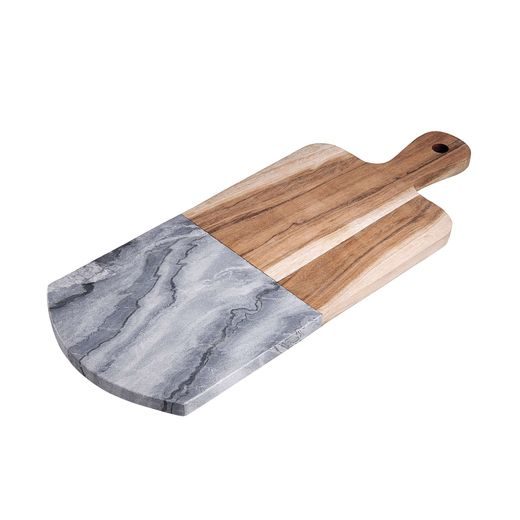 MARBLE KITCHEN VÁGÓDESZKA MÁRVÁNY/FA, 46 CM