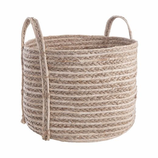 BURLAP KOSÁR Ø45CM