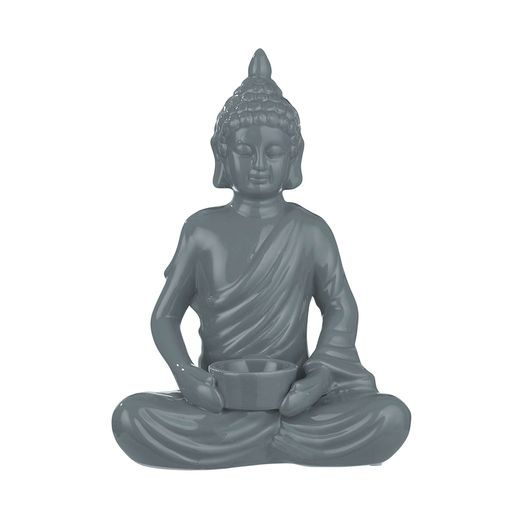 BUDDHA MÉCSESTARTÓ 28,5 CM