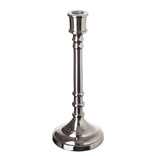 PURE CLASSICS GYERTYATARTÓ, EZÜST 24 CM