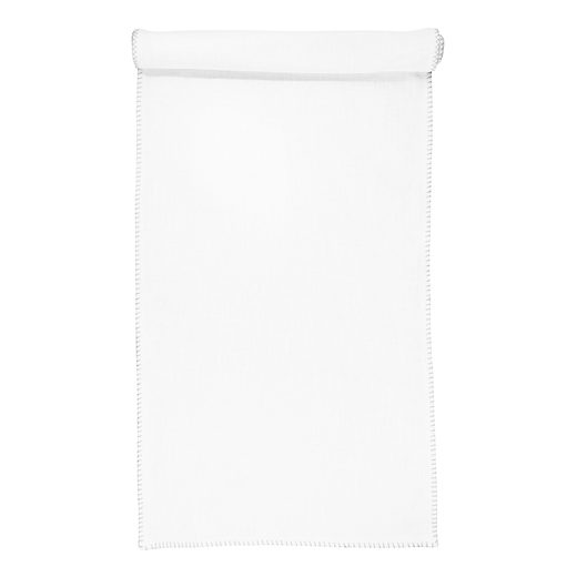 FINCA PAMUTVÁSZON ASZTALI FUTÓ, FEHÉR 50X160 CM