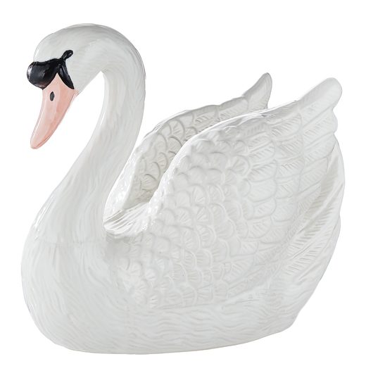 ODETTE KERÁMIA HATTYÚ 21 CM