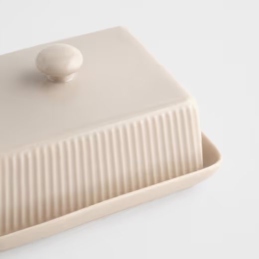 HOME & YOU KERÁMIA VAJTARTÓ 16 CM , BÉZS