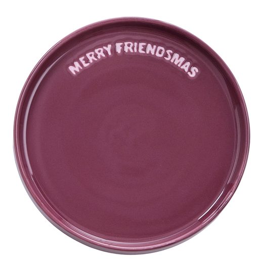 GOOD VIBES TÁNYÉR Ø15CM , MERRY FRIENDSMAS
