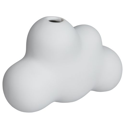 CLOUDY VÁZA 10 CM, FEHÉR