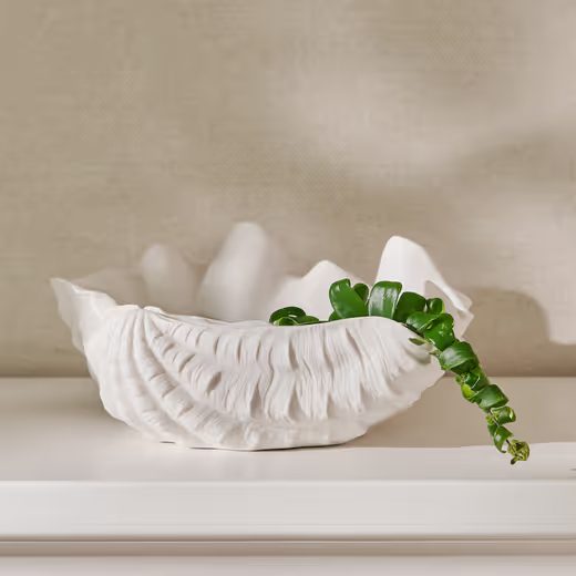 HOME & YOU DEKORTÁL 35CM , KAGYLÓ