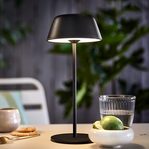 LIGHT UP LED ASZTALI LÁMPA 27 CM, FEKETE