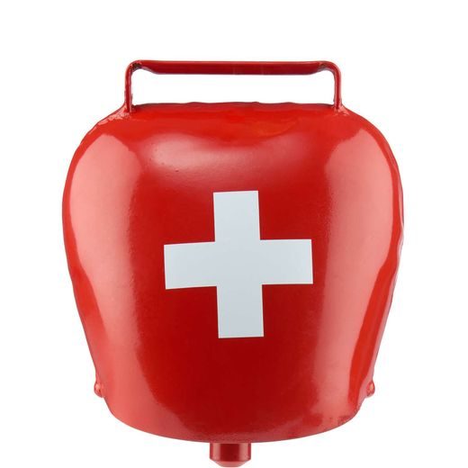 SWISS BELL HARANG PIROS SVÁJCI KERESZT 12CM