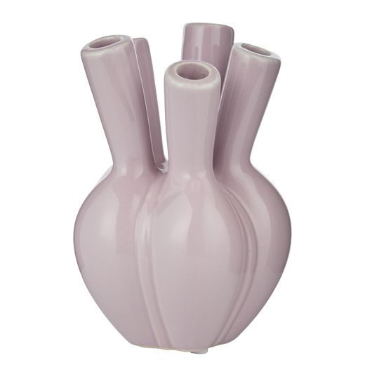 ARRANGEMENT VÁZA 18 CM, HALVÁNYLILA