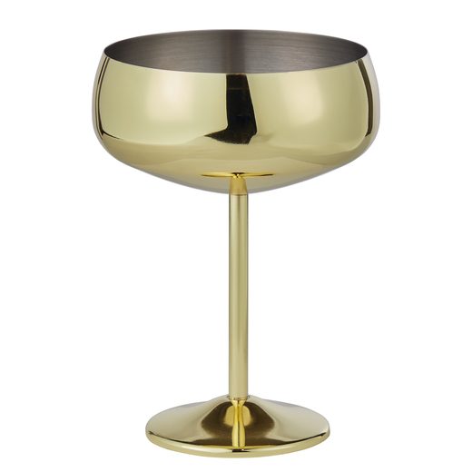 MANHATTAN LOUNGE PEZSGŐS POHÁR 400ML , ARANY