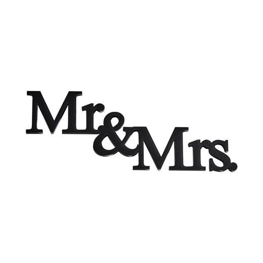 WORD ART FELIRAT "MR. & MRS"