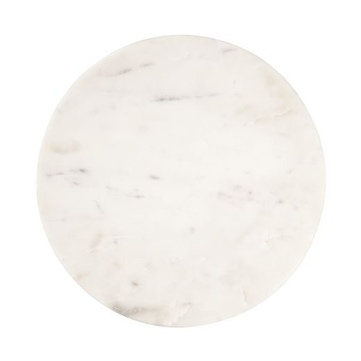 MARBLE MÁRVÁNY TÁL, FEHÉR Ø 30CM