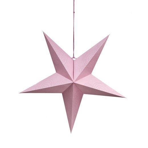 LATERNA MAGICA  PAPÍR CSILLAG, PINK Ø 60 CM