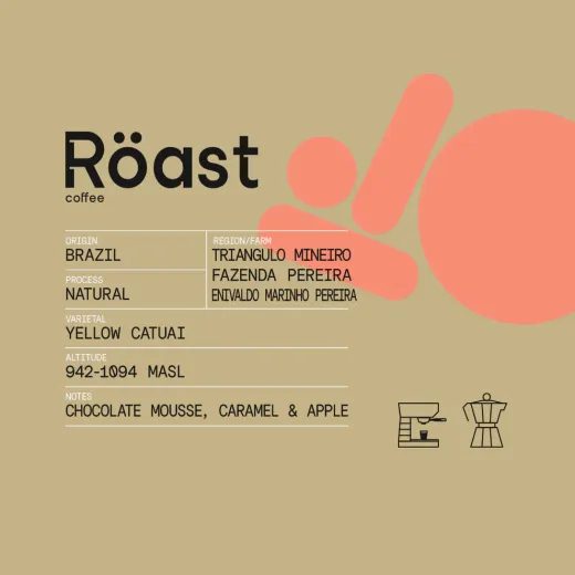 RÖAST KÁVÉ 'CHOCOLATE DO BRASIL' 200G