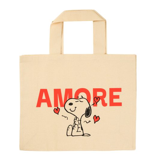 PEANUTS PAMUT TÁSKA 38X50CM ,SNOOPY AMORE