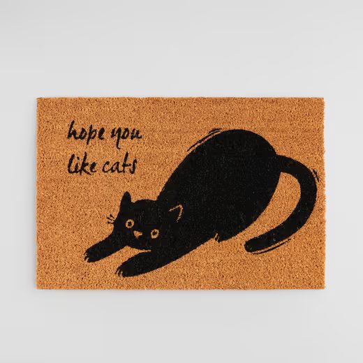 HOME & YOU LÁBTÖRLŐ 40X60CM, "HOPE YOU LIKE CATS"