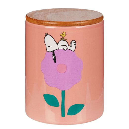 PEANUTS TÁROLÓ DOBOZ 16 CM, RÓZSASZÍN
