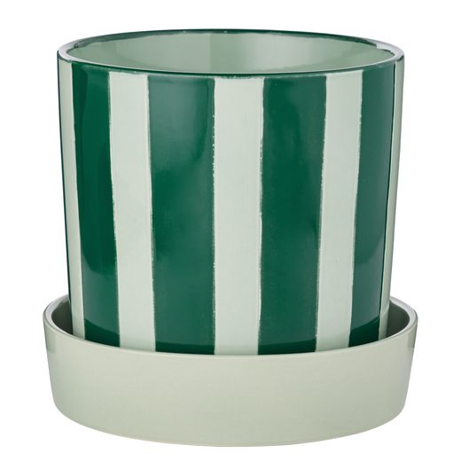 CIRCUS KERÁMIA KASPÓ ALÁTÉTTEL Ø20CM, ZÖLD