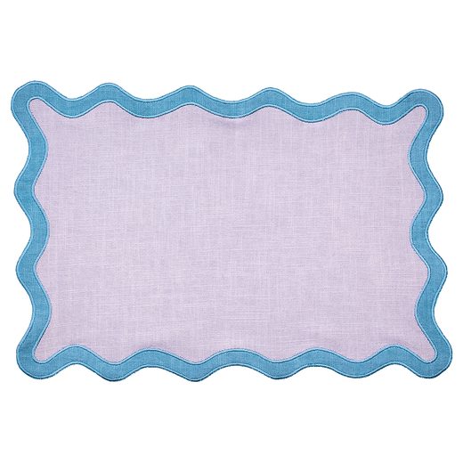 CHICHI ÉTKEZÉSI ALÁTÉT, LILA-KÉK 47 X 33CM