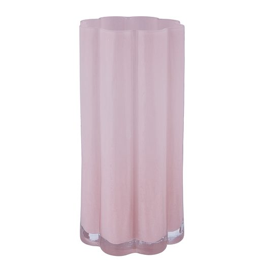 BLOSSOM ÜVEG VÁZA, RÓZSASZÍN 28 CM