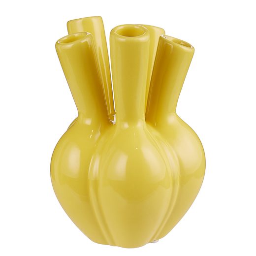 ARRANGEMENT VÁZA 18 CM, CITROMSÁRGA