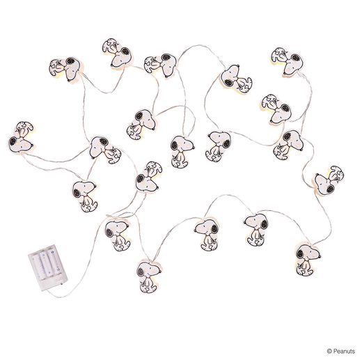 PEANUTS ÉGŐSOR SNOOPY USB CSATLAKOZÓVAL, 20 LED ÉGŐ
