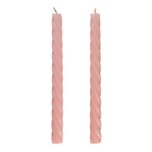 TWISTED GYERTYA SZETT 2 DB , FÉNYES RÓZSASZÍN