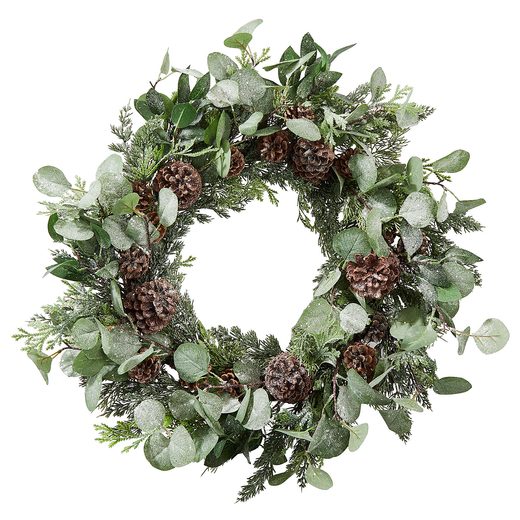 FLORISTA EUKALIPTUSZ KOSZORÚ Ø65CM