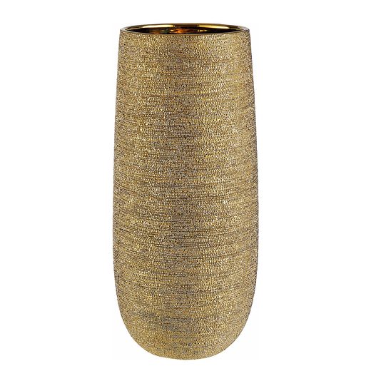 ASTRID KERÁMIA VÁZA 38CM, ARANY