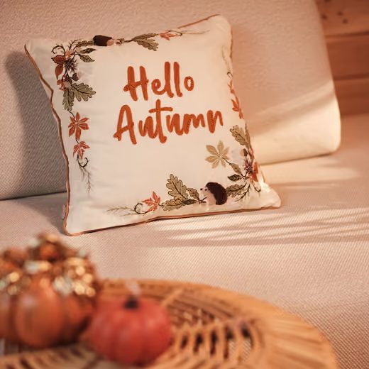 HOME & YOU PÁRNAHUZAT 45X45CM , HELLO AUTUMN