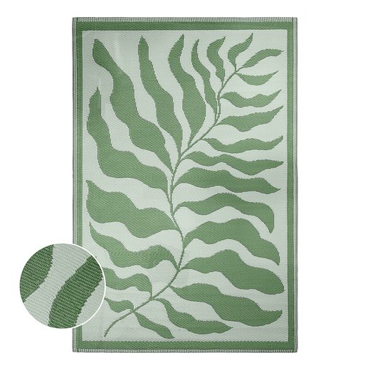 COLOR CLASH KÜLTÉRI SZŐNYEG 180 X 118 CM, LEVELEK