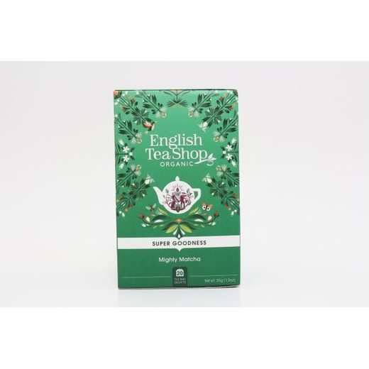 ENGLISH TEA SHOP BIO MATCHA TEA, 'SUPER GOODNESS' 20 DB FILTER