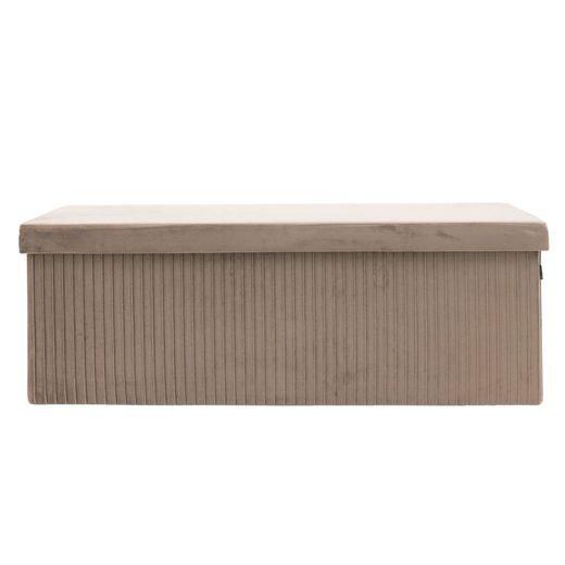 MALAGA ÖSSZEHAJTHATÓ TÁROLÓS PUFF 110 CM ,BÉZS