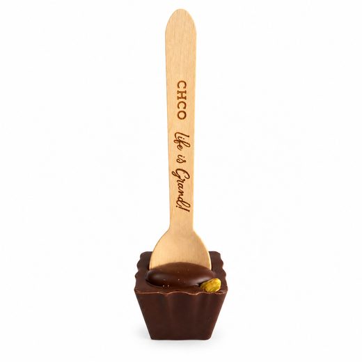 HOTCHOCSPOON FORRÓ CSOKI PÁLCIKA, PISZTÁCIA