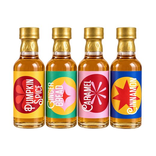 SANTA'S SYRUP SLEIGH TÉLI SZIRUP VÁLOGATÁS, 4 X 45 ML