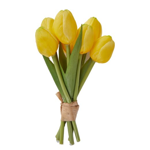 FLORISTA MINI TULIPÁN CSOKOR 16 CM , SÁRGA