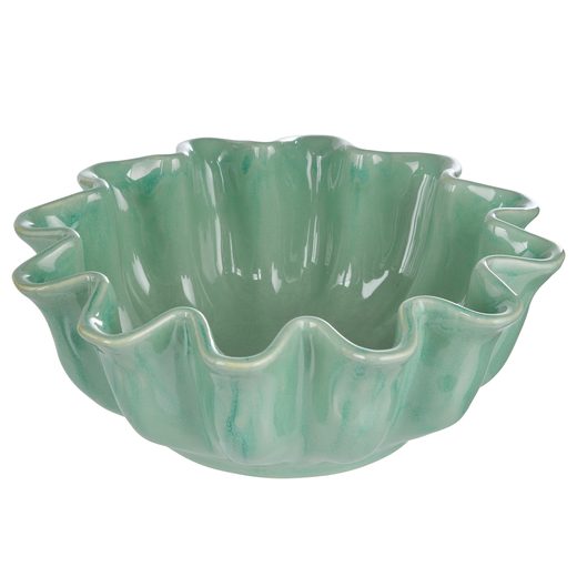 MARINA KERÁMIA DEKORTÁL 20 CM , TÜRKIZ