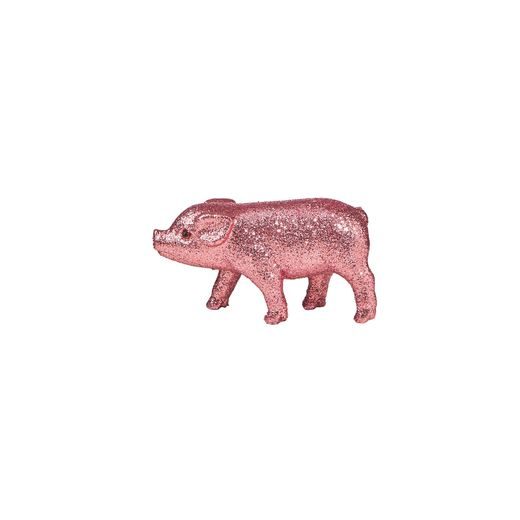 PIGGY, CSILLÁMOS MALAC RÓZSASZÍN, 9 CM