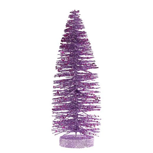 X-MAS CSILLÓGÓ FENYŐ 28CM , LILA